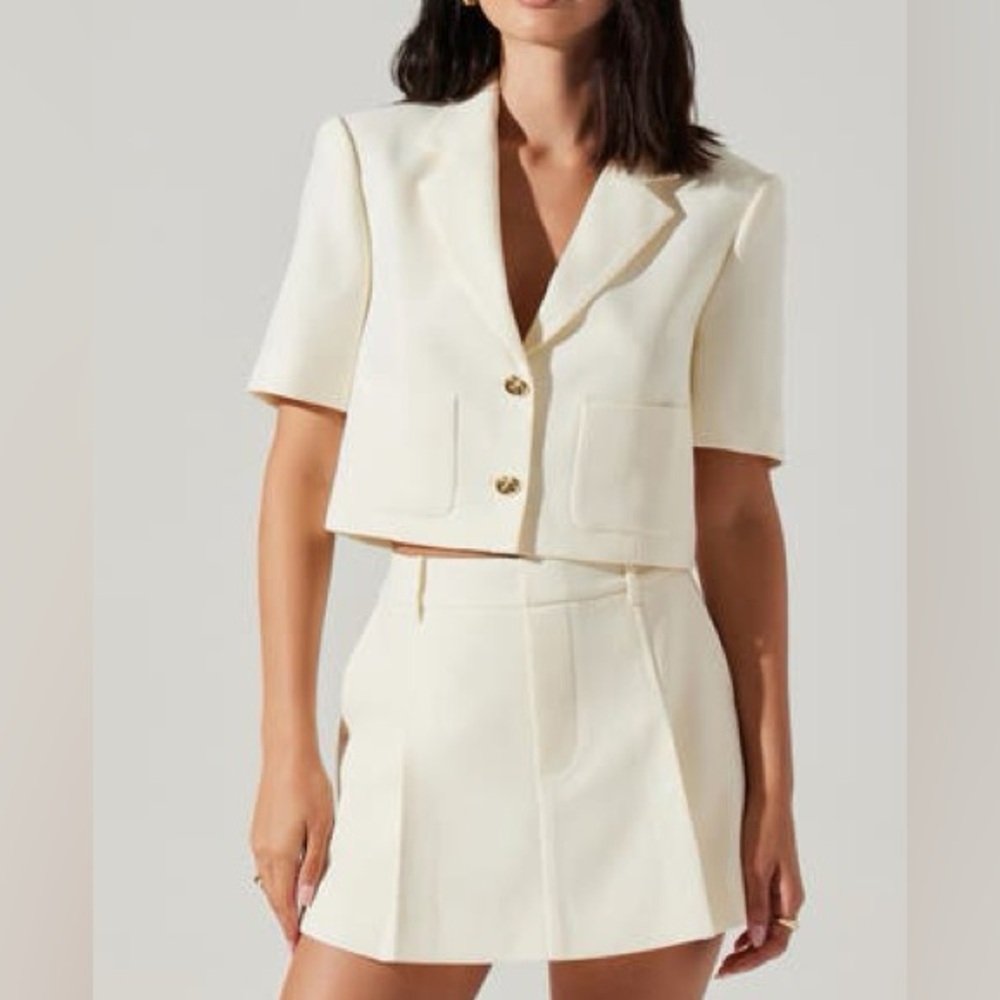 Chic Cream Two-Piece Set